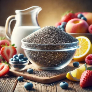 Chia Seeds in a bowl